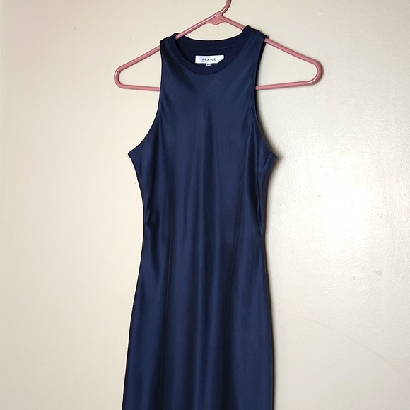 Frame Silk Racer Back Tank Dress - Picture 1 of 8
